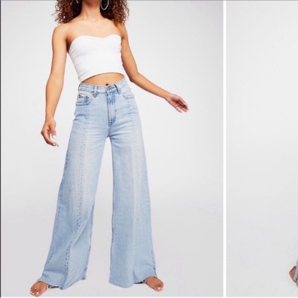 Neon Blonde Siren Sweep Jean